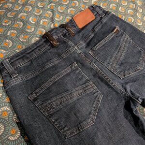 Gongshow Men's Dark Wash Skinny Jeans, 30x34